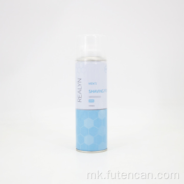 Празна лименка со аеросол со пена за бричење